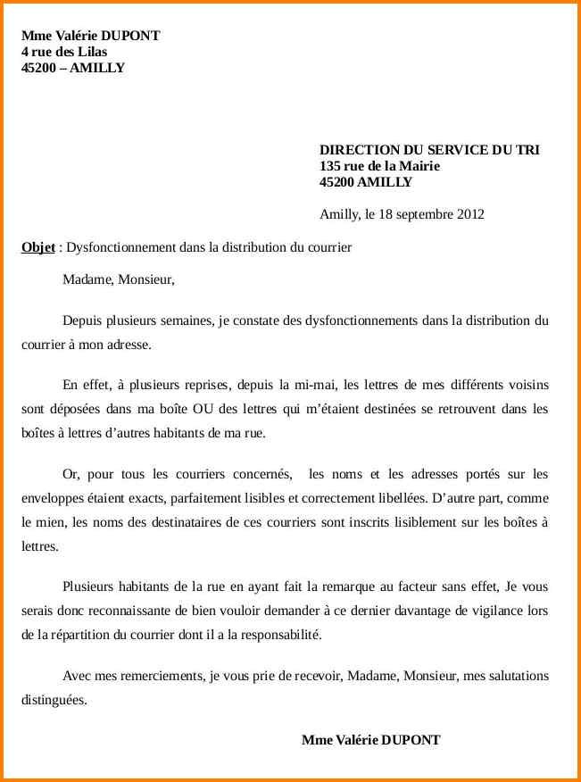 courrier administrative