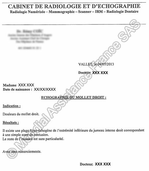 courrier annulation reservation