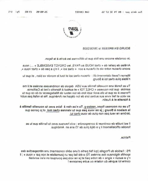 courrier chambre des notaires