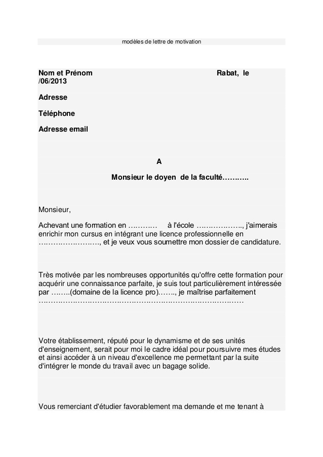 courrier changement adresse banque