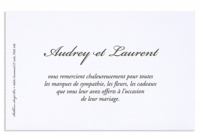 courrier de remerciement gratuit