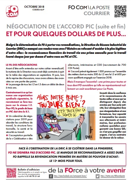 courrier de revendication