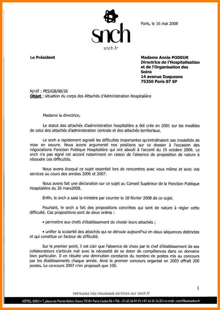 courrier modele reclamation