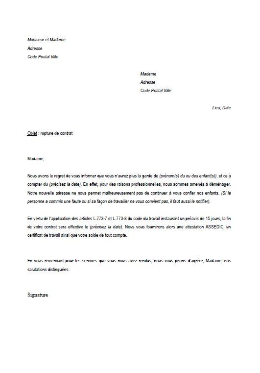 courrier refus rupture conventionnelle