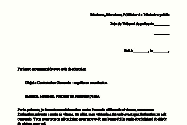 courrier securite sociale