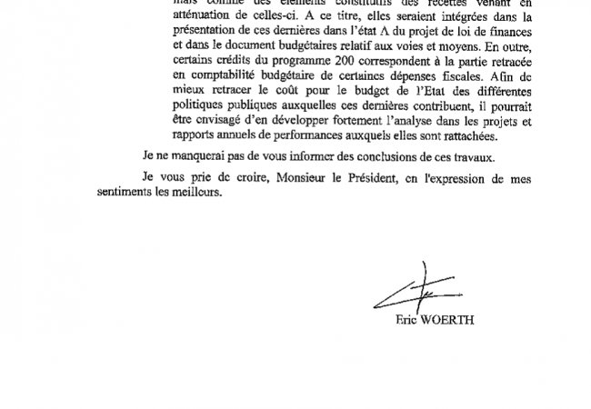 courrier tresor public