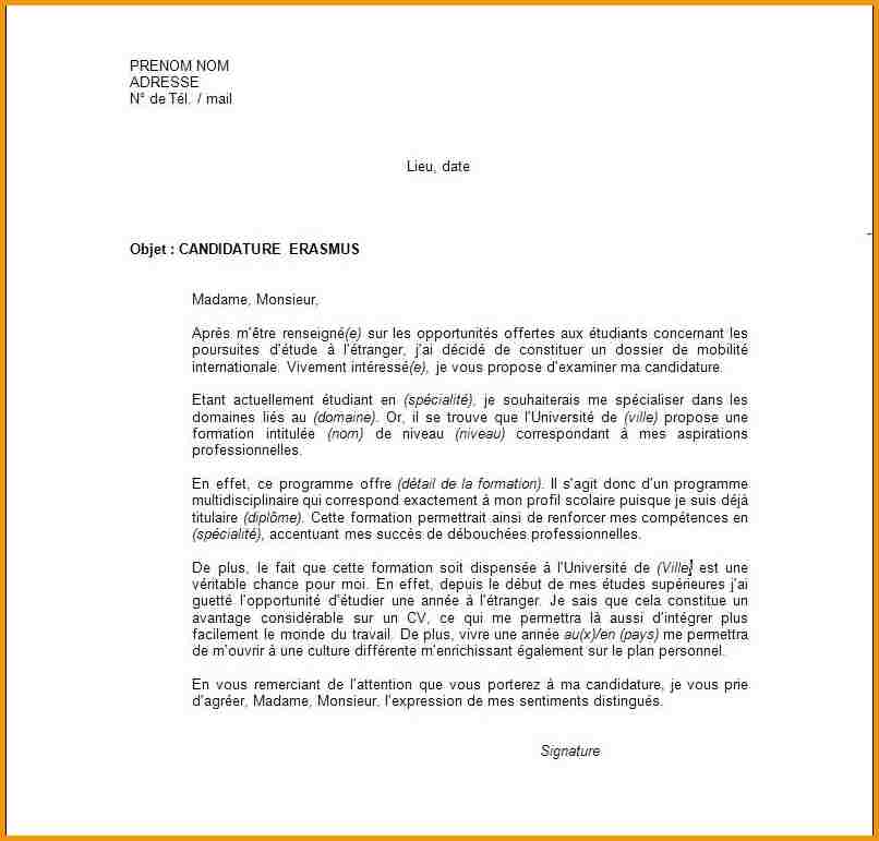 courrier type administration