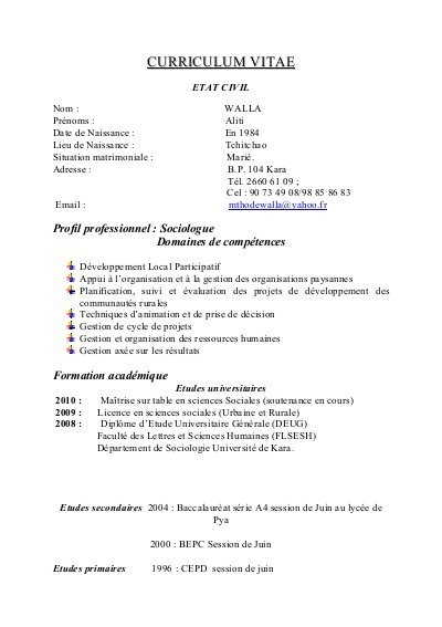 curriculum vitae anpe