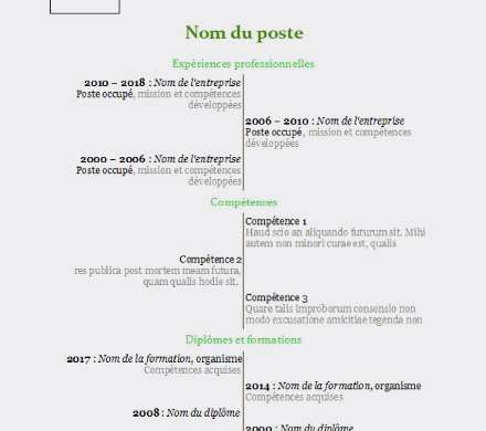 cv a telecharger gratuit sans inscription