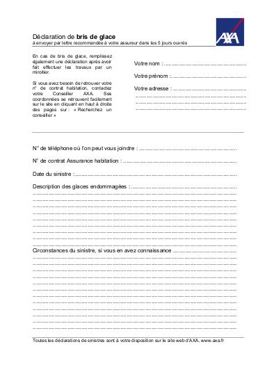 declaration habitation