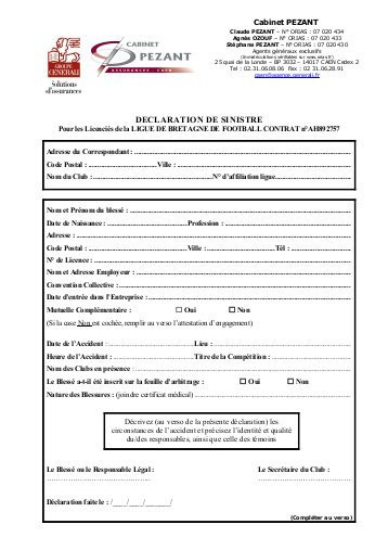 declaration sinistre bris de glace