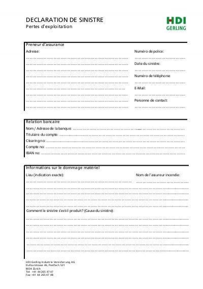 declaration sinistre bris de glace