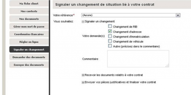 declarer un changement d'adresse