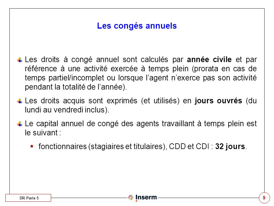 demande d'annulation de conge