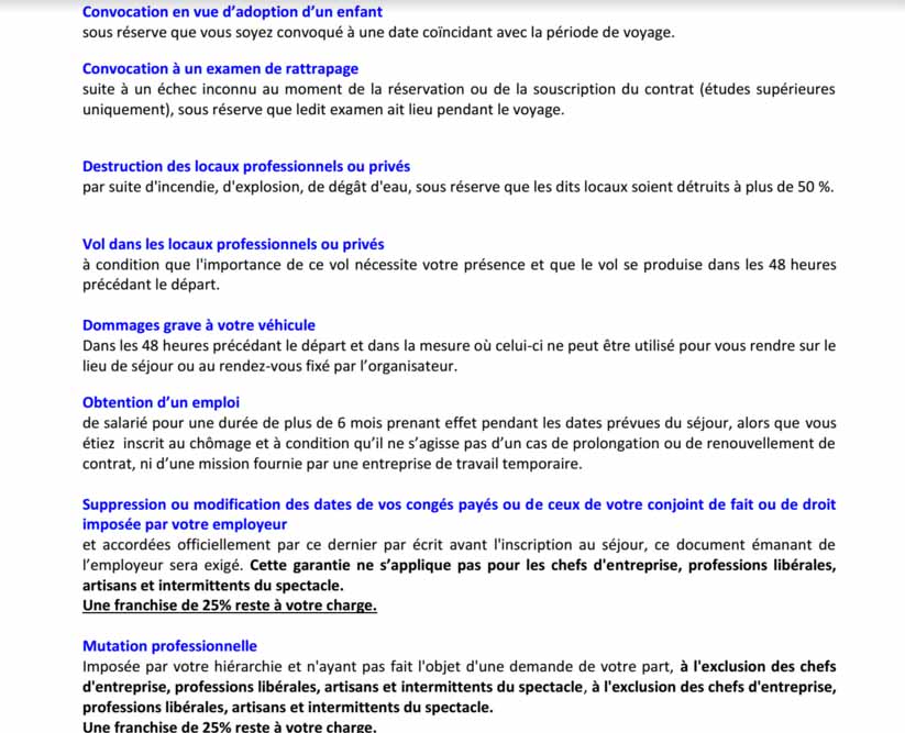 demande d'annulation de conge