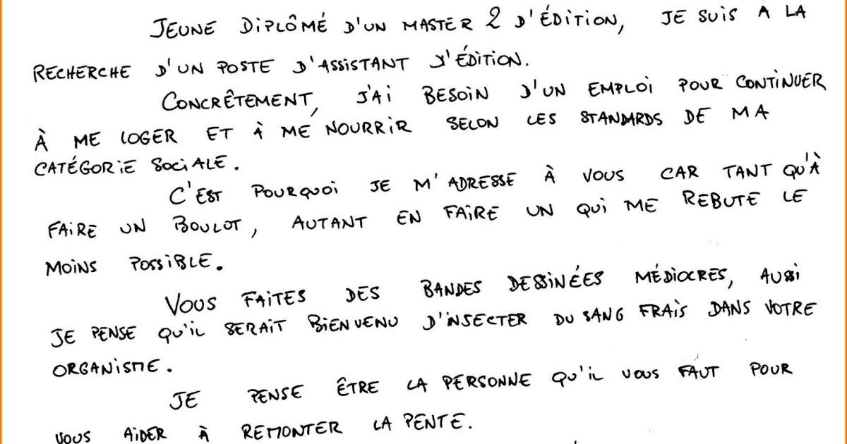 demande d'emploi au maroc