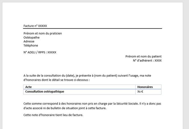 demande d honoraires