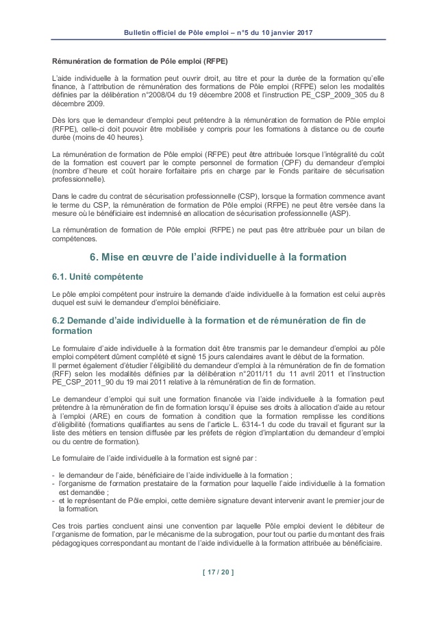 demande d'indemnisation pole emploi