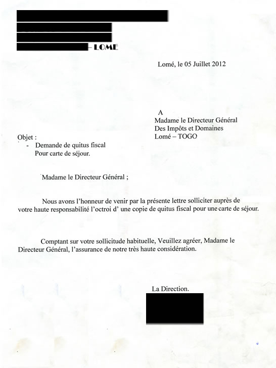 demande releve bancaire lettre