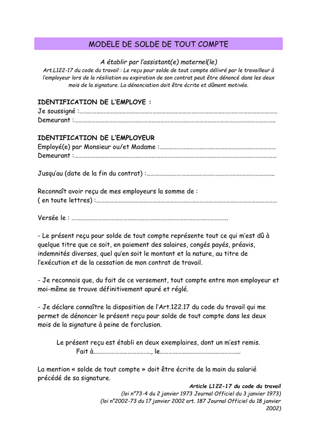 demission pendant conge sans solde