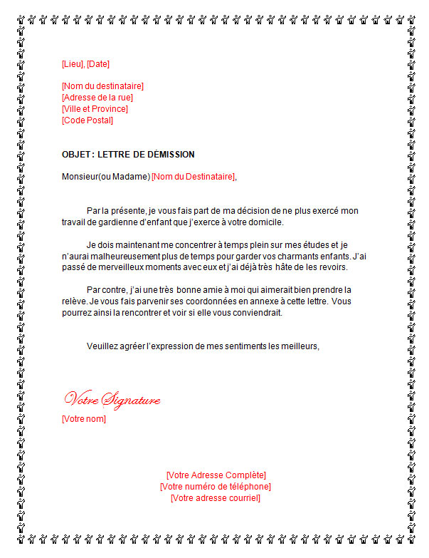 demission temps partiel pour temps plein