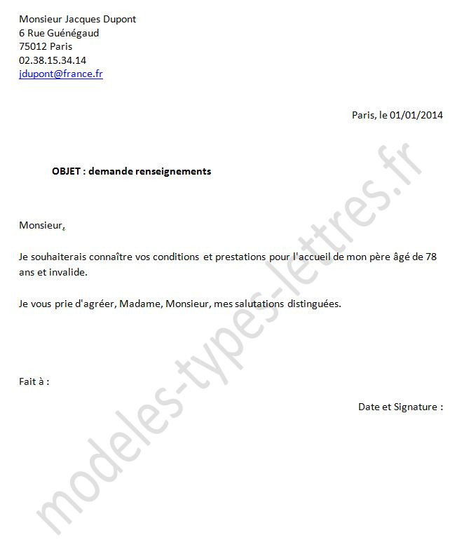 depart retraite lettre type