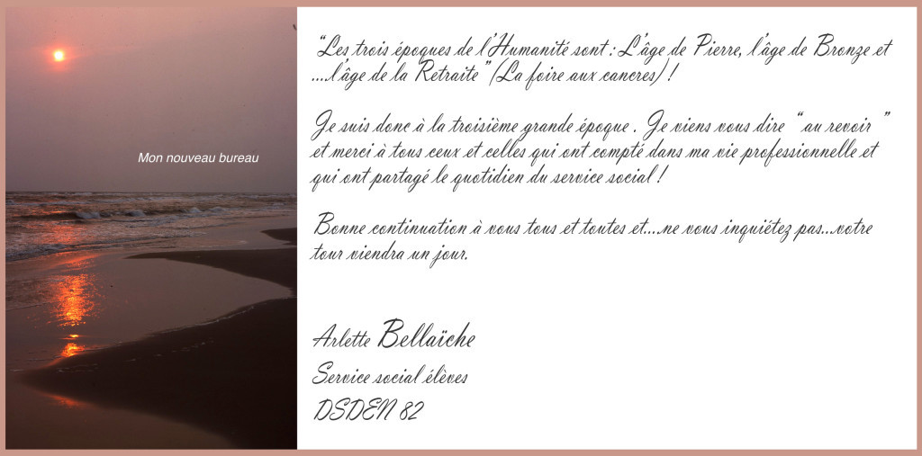 depart retraite lettre