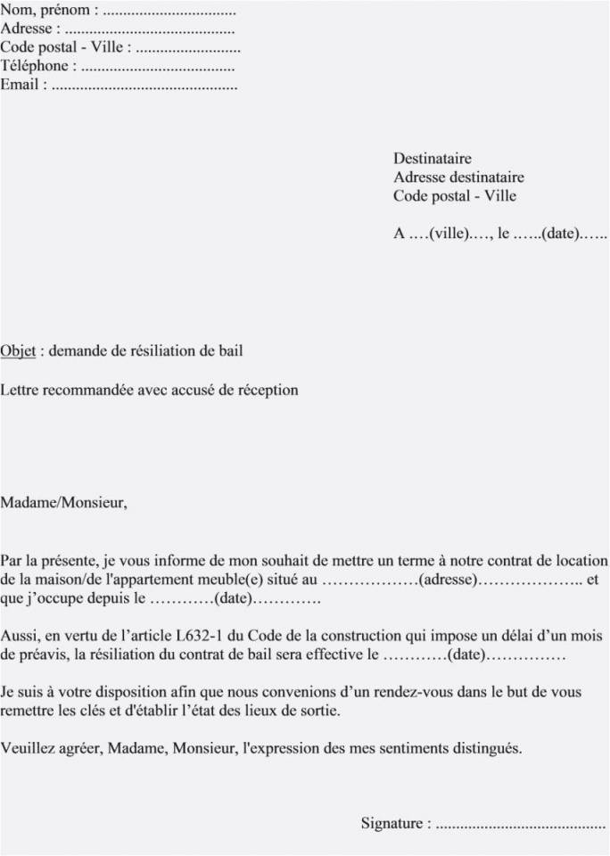 dissolution de pacs lettre
