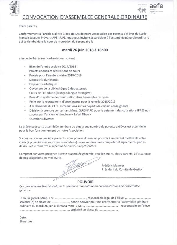 donne pouvoir de signature