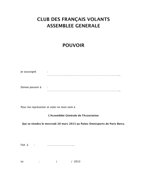 donne pouvoir de signature