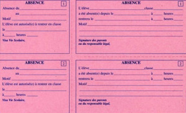 excuse dispense de sport