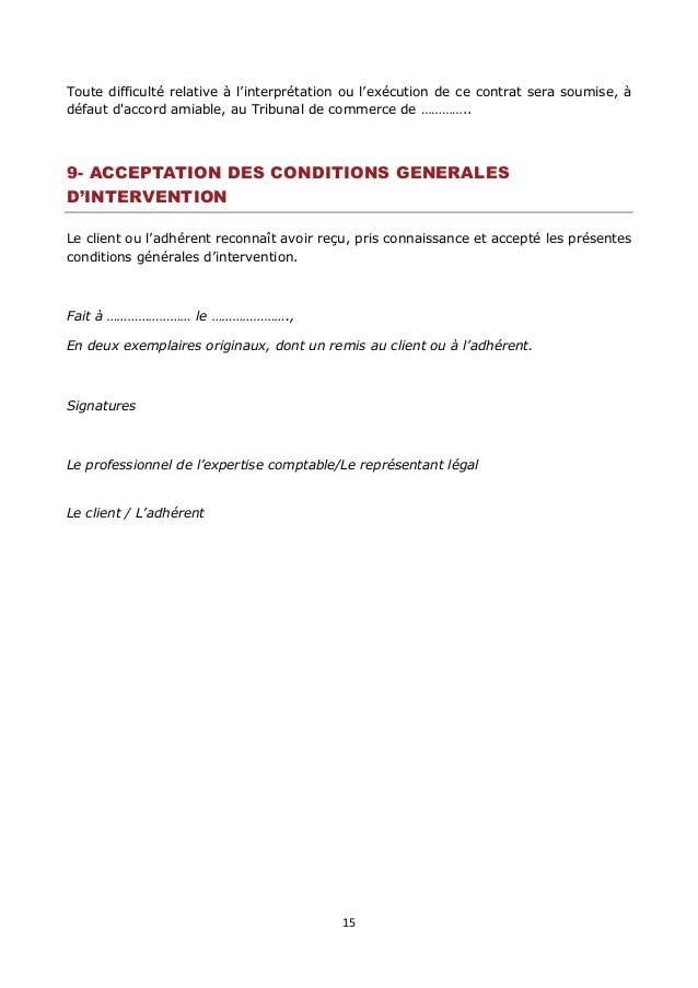 exemplaire de courrier