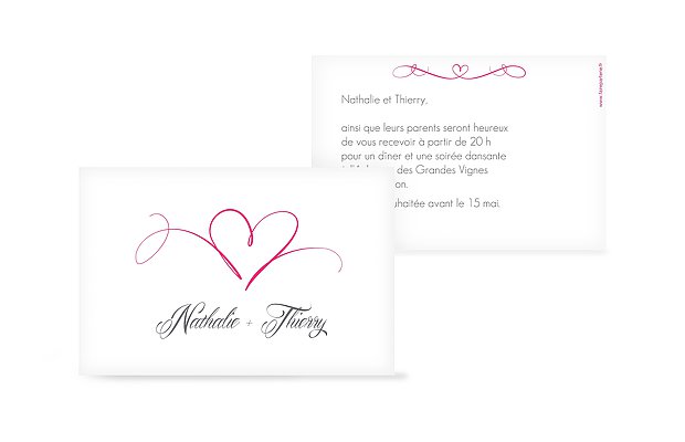 exemple d'invitation mariage