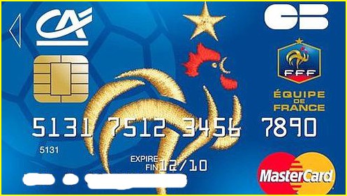 exemple de carte bancaire