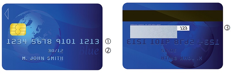 exemple de carte bancaire