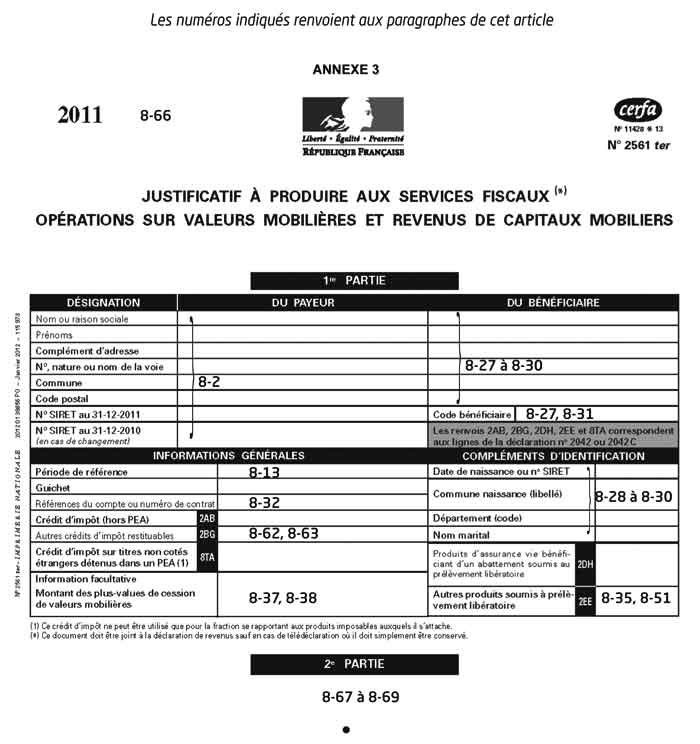 exemple de declaration de succession