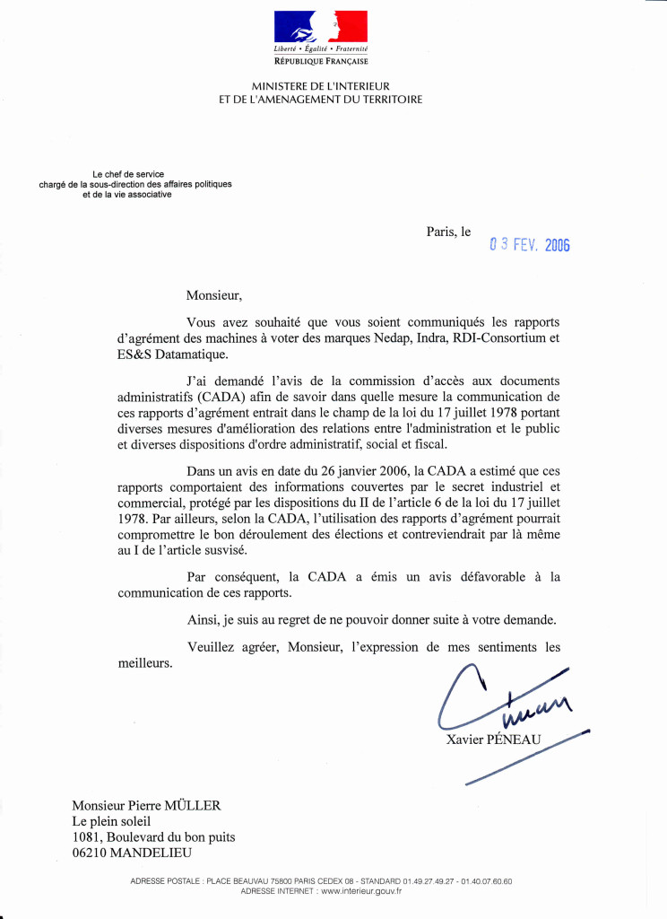 exemple de document administratif