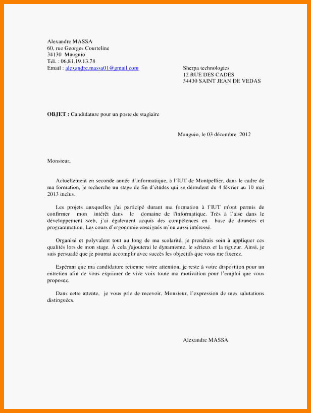 exemple de fin de lettre administrative