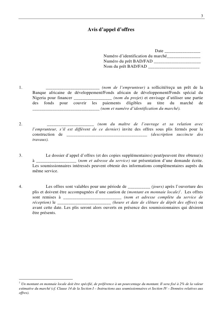 exemple de lettre d appel de fonds