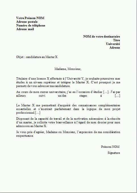 exemple de lettre de conge parental gratuit