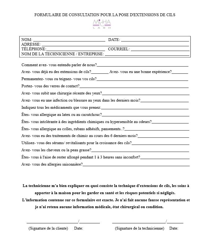 exemple de lettre de consentement parental