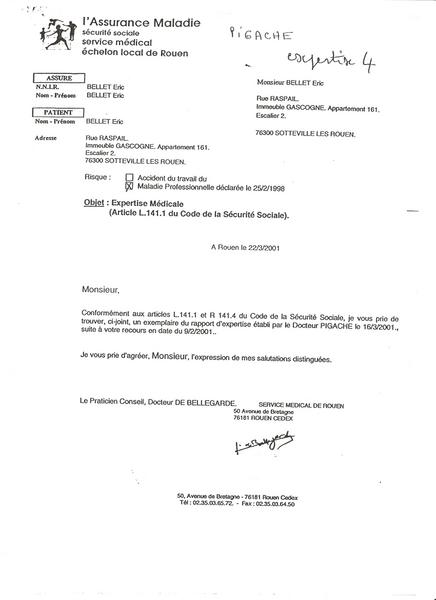 exemple de lettre de contestation cpam