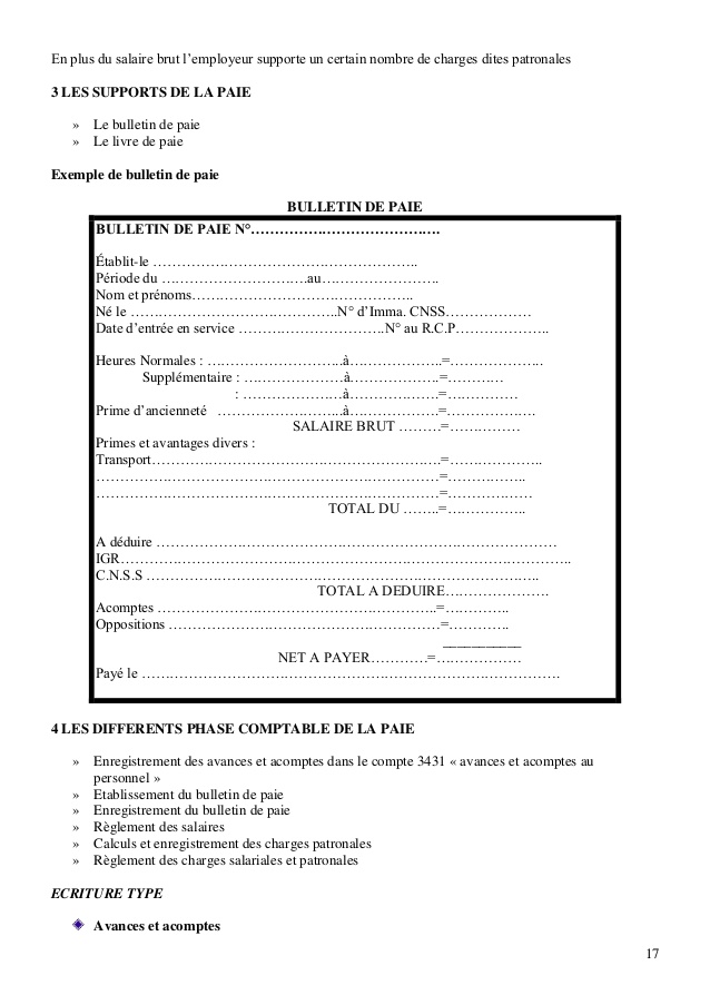 exemple de lettre de demande d'avance sur salaire
