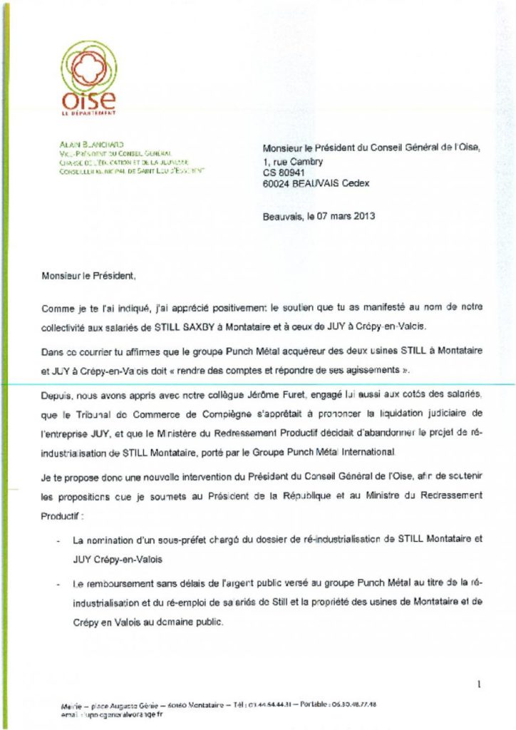 exemple de lettre de licenciement economique