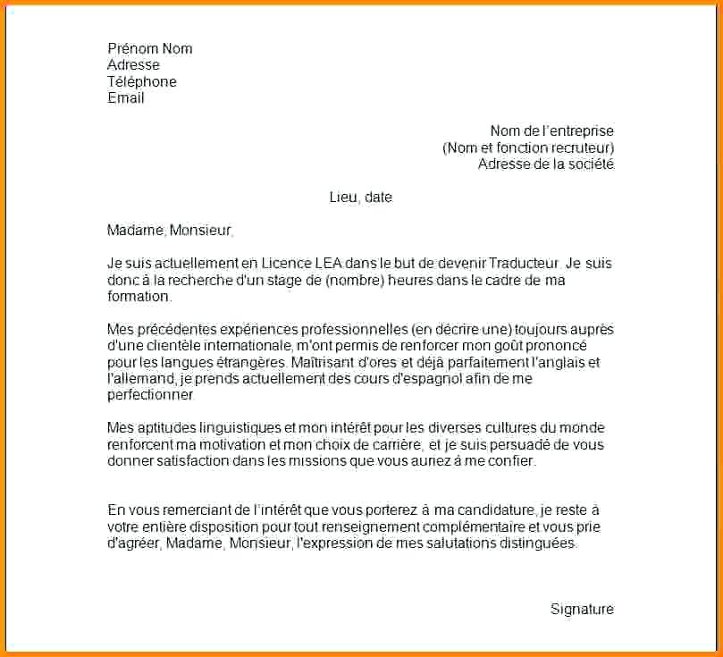 exemple de lettre de motivation pour aide a domicile