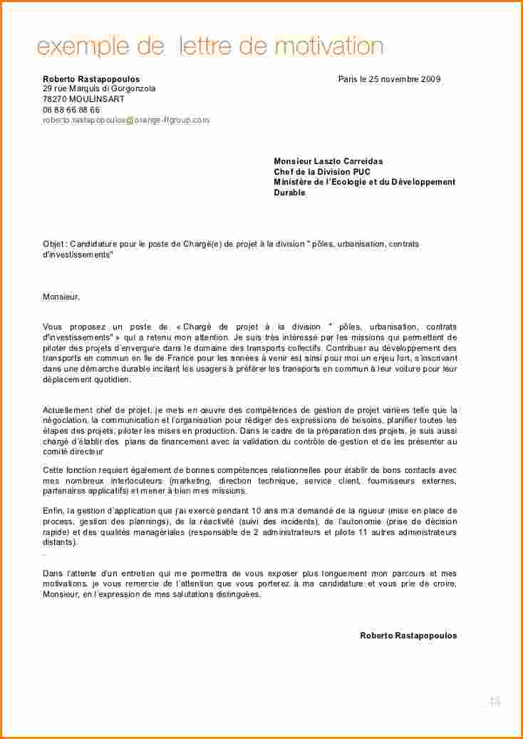 exemple de lettre de mutation de poste