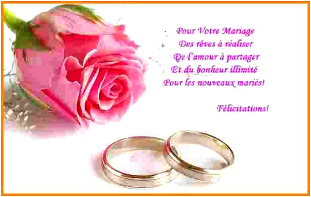 exemple de lettre de voeux pour un mariage