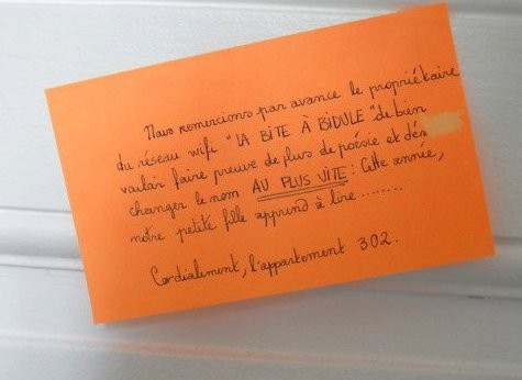 exemple de lettre pour prevenir les voisin d'une fete