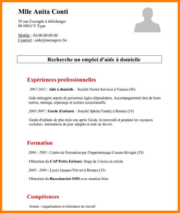 exemple de lettre type gratuit