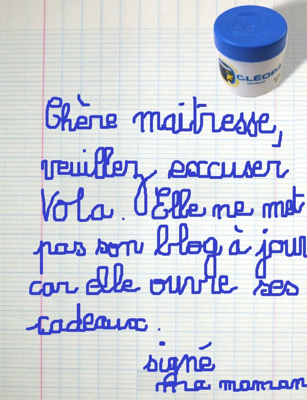 exemple de mot d'excuse pour la piscine